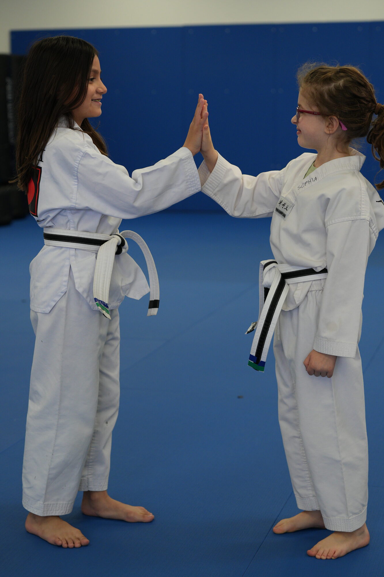 Instructor coaching a student