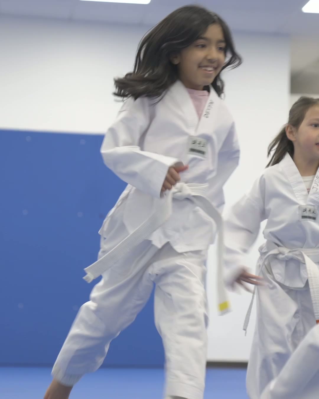 Students training inside the WK Martial Arts dojo